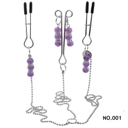 beaded u shape nipple clit clip