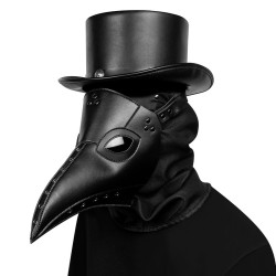 steampunk plague doctor hooked beak mask