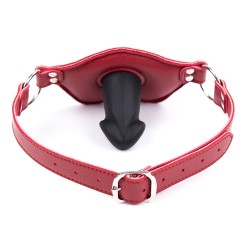 silicone dildo mouth gag